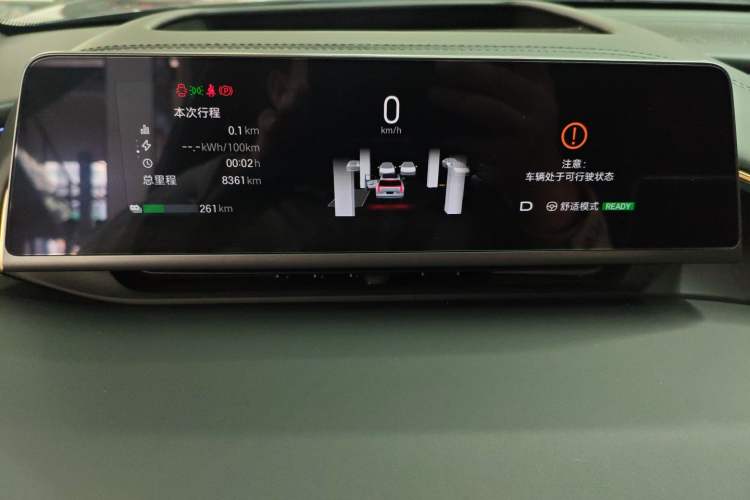 Used Hyptec HL 2025 700 Ultra Six-Seater All-Wheel-Drive LiDAR Version Instrument Cluster