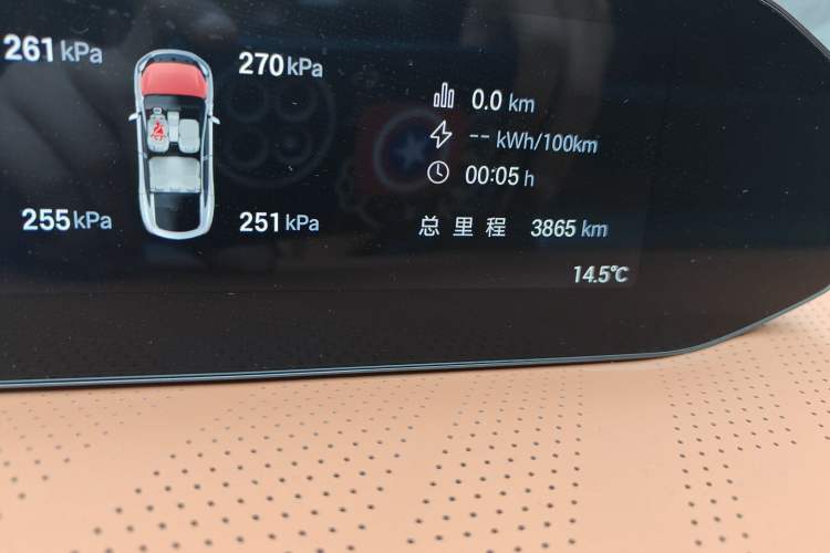 Used Hyptec HT 2024 670 Advanced Intelligent Driving Version Odometer Close Up