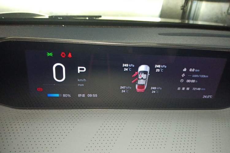 Used Hyptec HT 2023 670 Rear-Drive Ultra-High Voltage Version Instrument Cluster