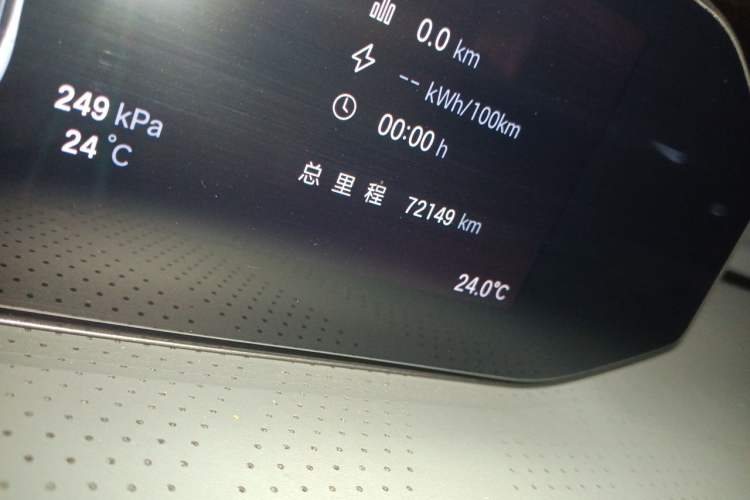 Used Hyptec HT 2023 670 Rear-Drive Ultra-High Voltage Version Odometer Close Up