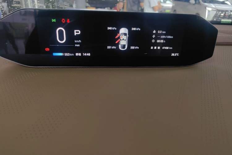 Used Hyptec HT 2023 670 Rear-Drive Ultra-High Voltage Version Instrument Cluster