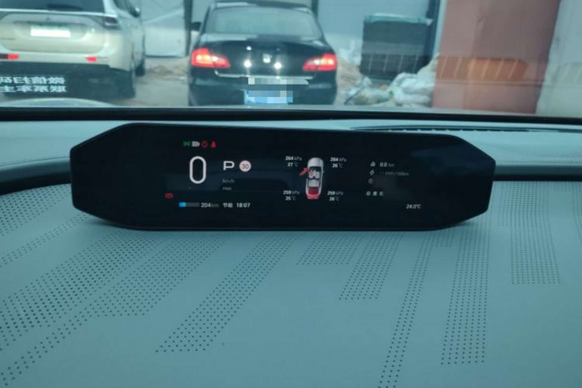 Used Hyptec HT 2023 670 Rear-Drive Ultra-High-Voltage NDA Version Instrument Cluster