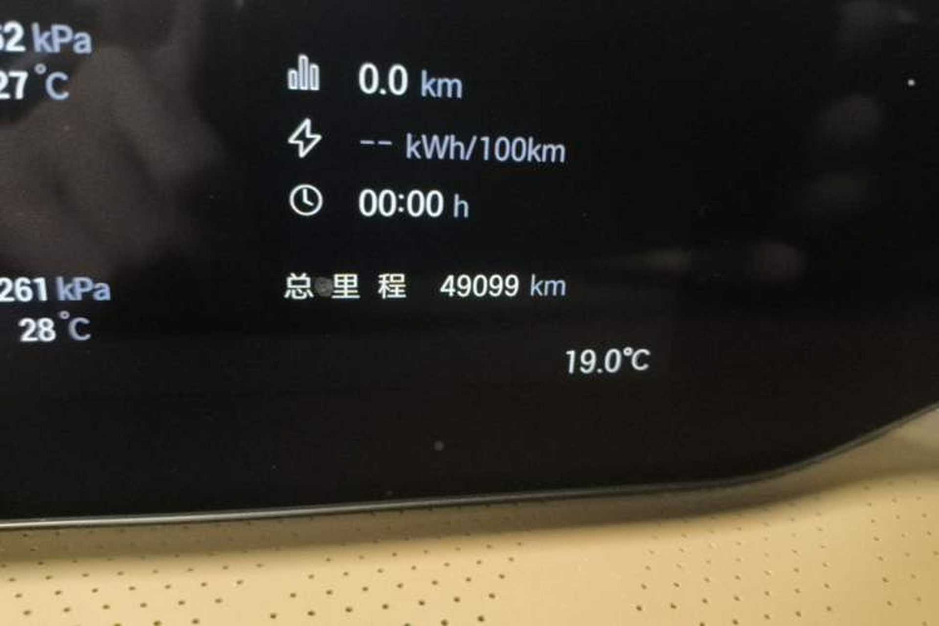 Used Hyptec HT 2023 670 Rear-Drive Ultra-High Voltage Version Odometer Close Up