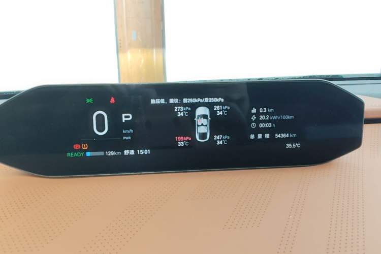 Used Hyptec HT 2024 825 Ultra-High Voltage LiDAR Edition Instrument Cluster