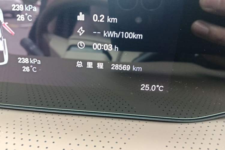 Used Hyptec HT 2024 825 Ultra-High Voltage LiDAR Edition Odometer Close Up