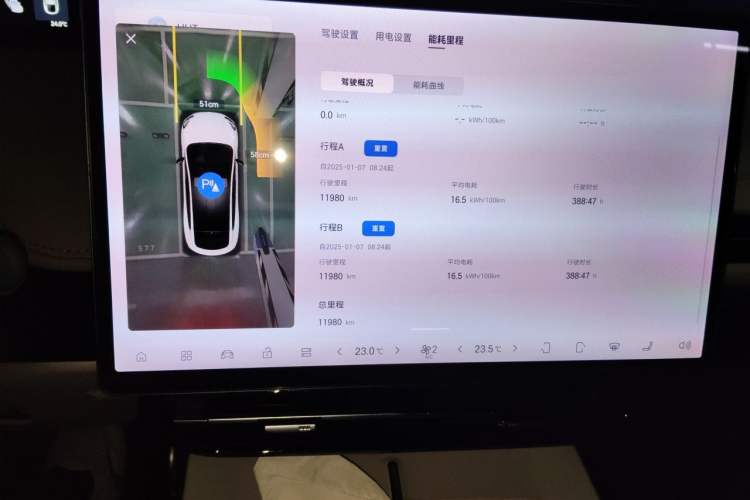 Used Hyptec HT 2024 825鸥翼 LiDAR Edition Odometer Close Up