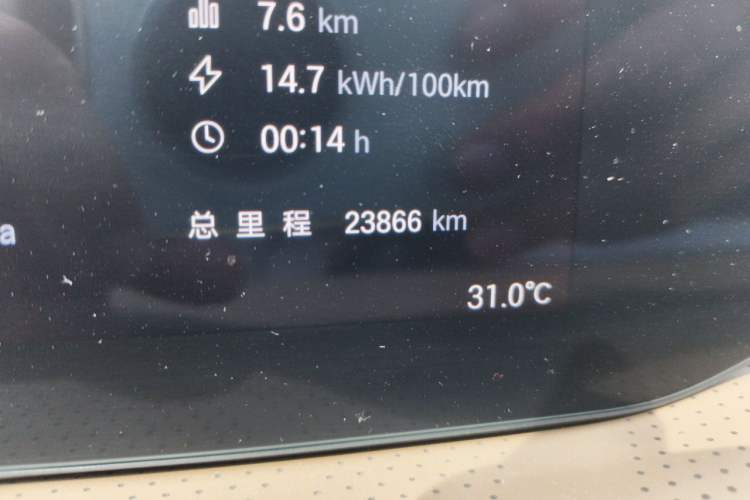 Used Hyptec HT 2024 825鸥翼 LiDAR Edition Odometer Close Up