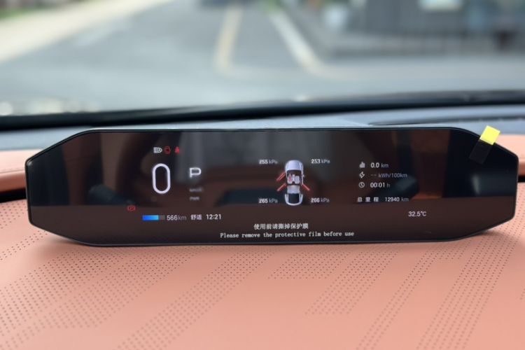 Used Hyptec HT 2024 825鸥翼 LiDAR Edition Odometer Close Up