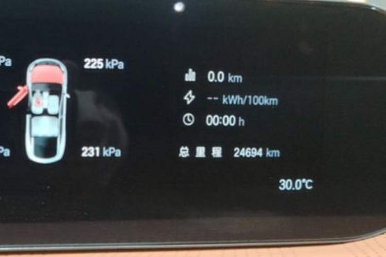 Used Hyptec HT 2024 825 Ultra-High Voltage LiDAR Edition Odometer Close Up