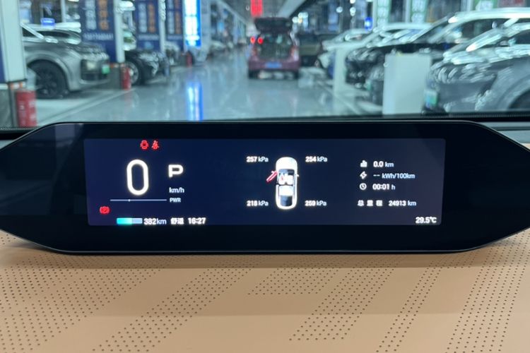 Used Hyptec HT 2024 825 Ultra-High Voltage LiDAR Edition Odometer Close Up