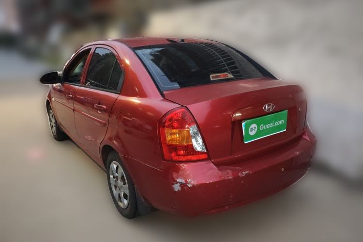 Used Hyundai Accent 2008 1.4 Manual Comfort Edition Rear Left 45 Deg