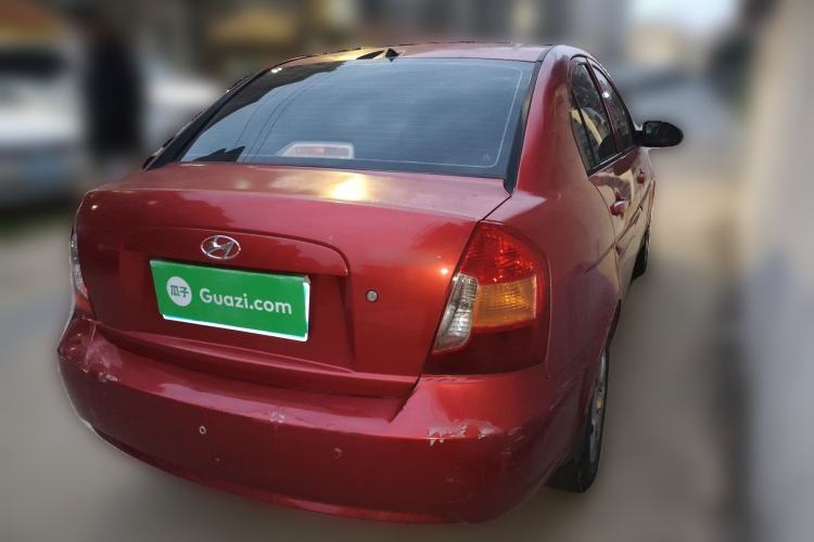 Used Hyundai Accent 2008 1.4 Manual Comfort Edition Rear Right 45 Deg