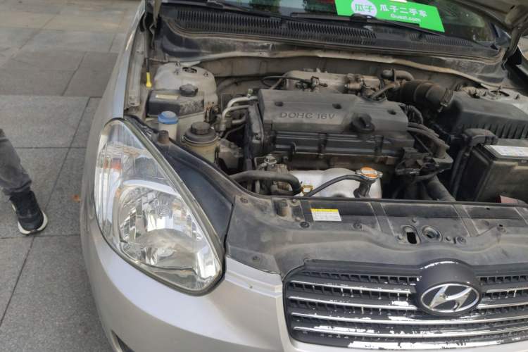 Used Hyundai Accent 2008 1.4 Manual Comfort Edition Engine Bay Right