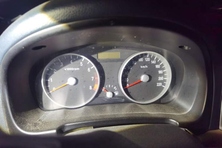 Used Hyundai Accent 2008 1.4 Manual Comfort Edition Odometer Close Up