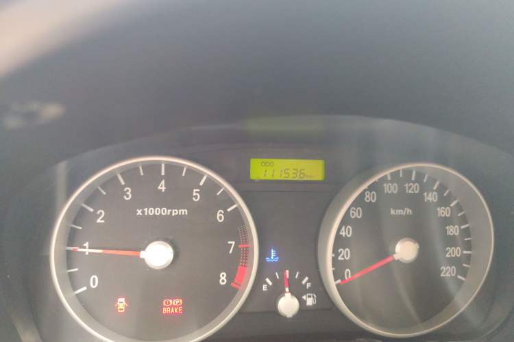 Used Hyundai Accent 2008 1.4 Manual Comfort Edition Odometer Close Up
