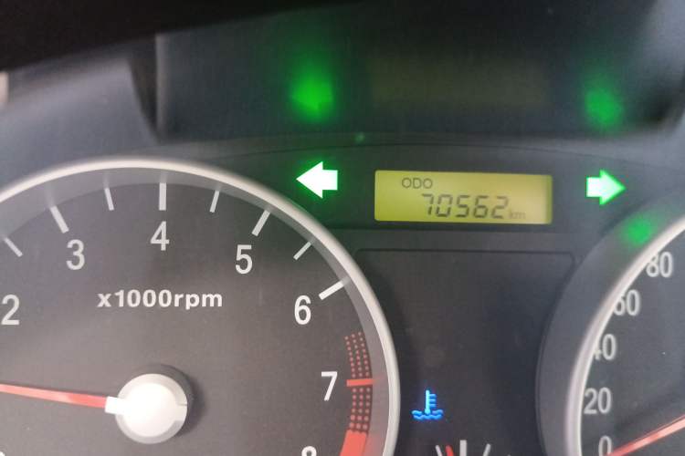 Used Hyundai Accent 2008 1.4 Manual Comfort Edition Odometer Close Up