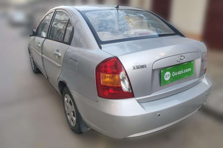 Used Hyundai Accent 2008 1.4 Manual Comfort Edition Rear Left 45 Deg