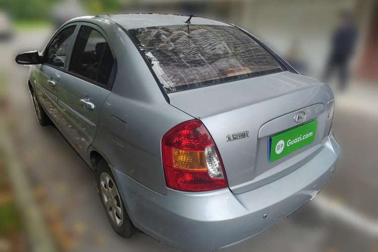 Used Hyundai Accent 2008 1.4 Manual Comfort Edition Rear Left 45 Deg