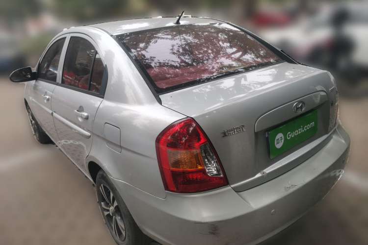 Used Hyundai Accent 2008 1.4 Manual Comfort Edition Rear Left 45 Deg