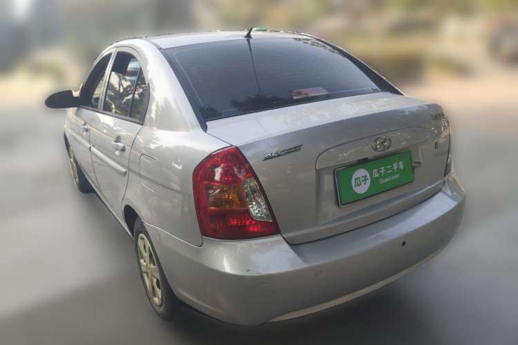 Used Hyundai Accent 2008 1.4 Manual Comfort Edition Rear Left 45 Deg