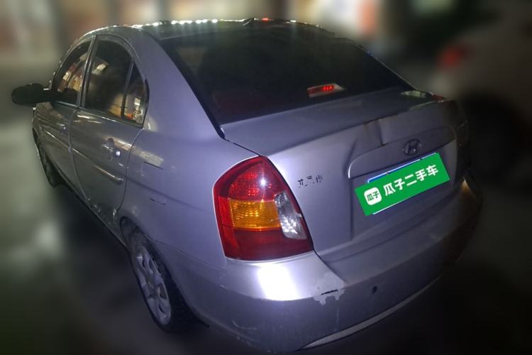 Used Hyundai Accent 2008 1.4 Manual Comfort Edition Rear Left 45 Deg