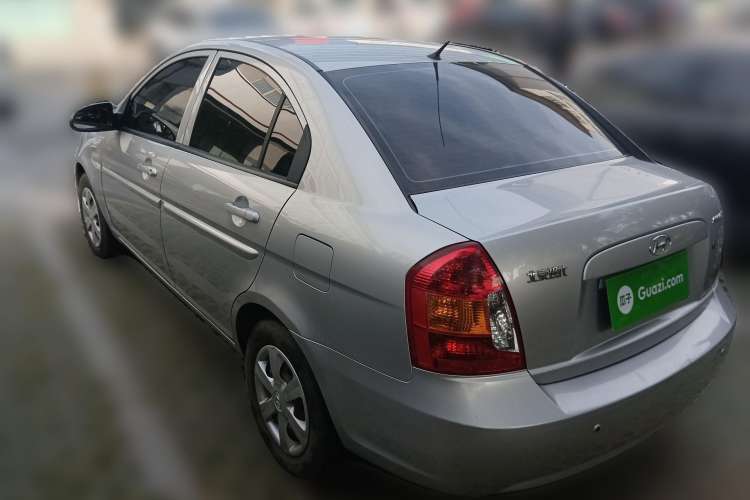 Used Hyundai Accent 2008 1.4 Manual Comfort Edition Rear Left 45 Deg