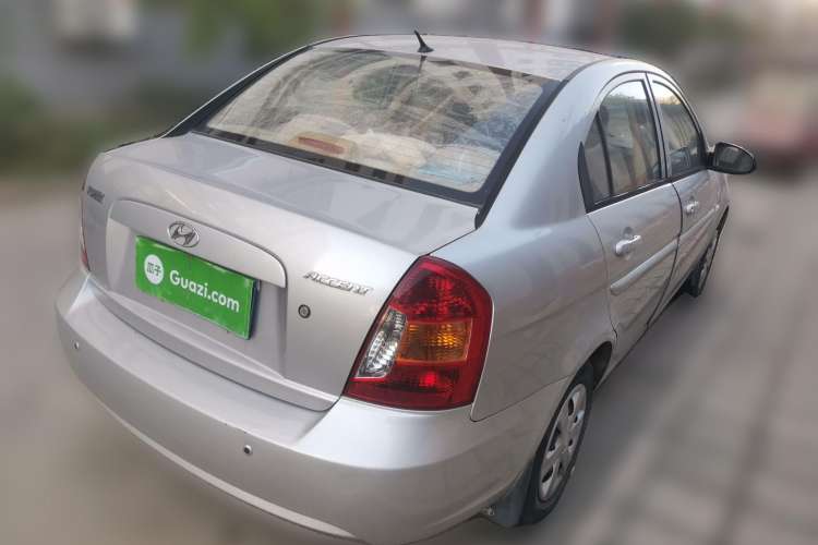 Used Hyundai Accent 2008 1.4 Manual Comfort Edition Rear Right 45 Deg