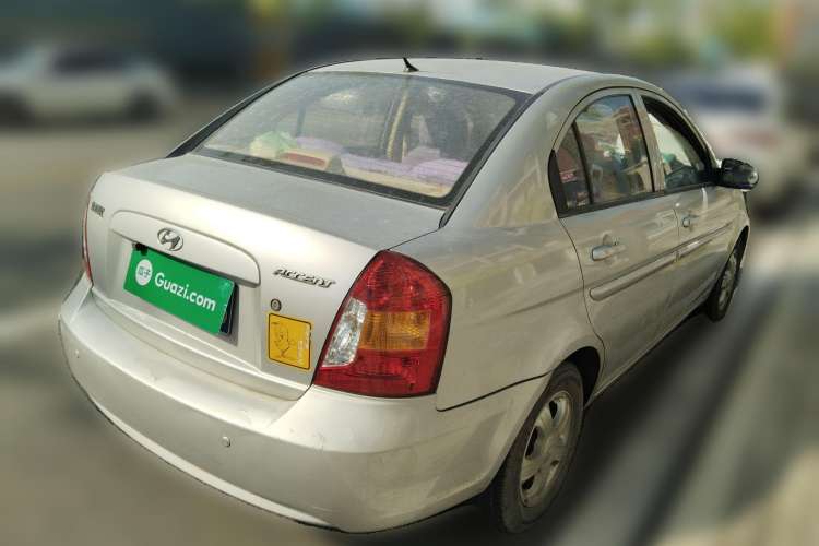 Used Hyundai Accent 2008 1.4 Automatic Comfort Edition Rear Right 45 Deg