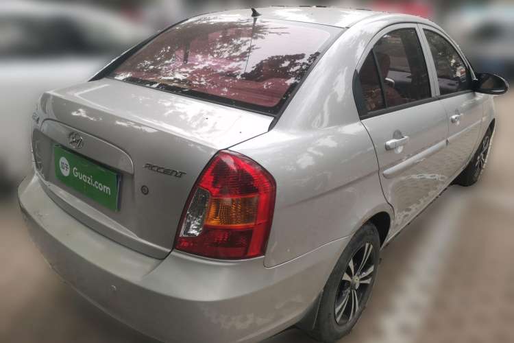 Used Hyundai Accent 2008 1.4 Manual Comfort Edition Rear Right 45 Deg
