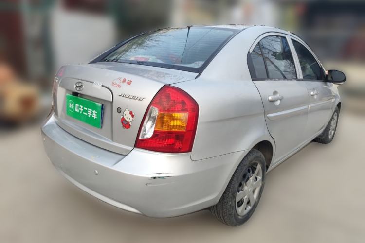 Used Hyundai Accent 2008 1.4 Manual Comfort Edition Rear Right 45 Deg