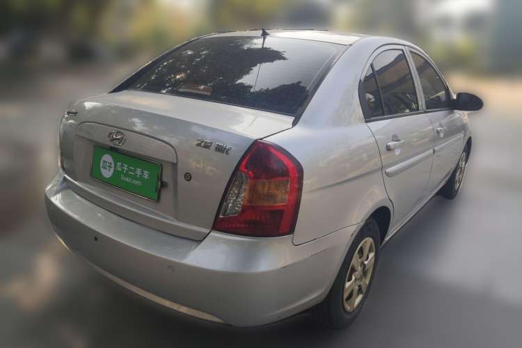 Used Hyundai Accent 2008 1.4 Manual Comfort Edition Rear Right 45 Deg