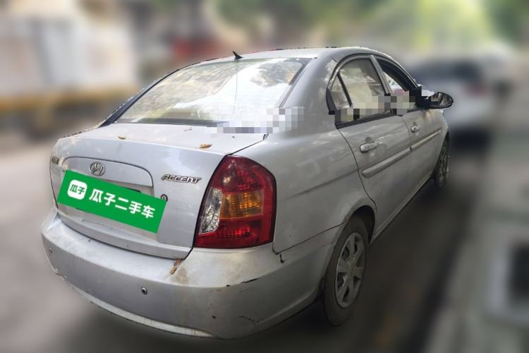 Used Hyundai Accent 2008 1.4 Manual Comfort Edition Rear Right 45 Deg