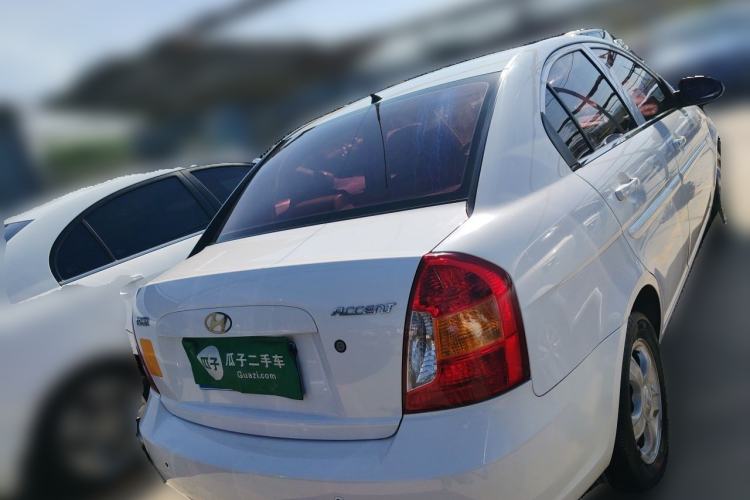 Used Hyundai Accent 2008 1.4 Automatic Comfort Edition Rear Right 45 Deg