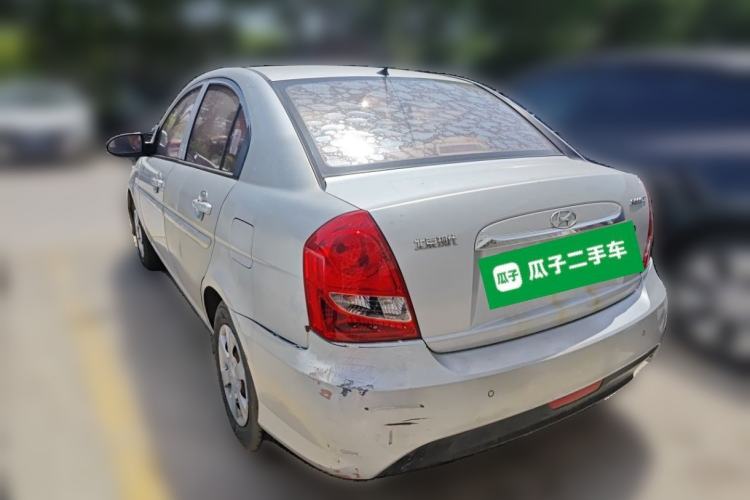 Used Hyundai Accent 2011 1.4 Manual Comfort Version Rear Left 45 Deg