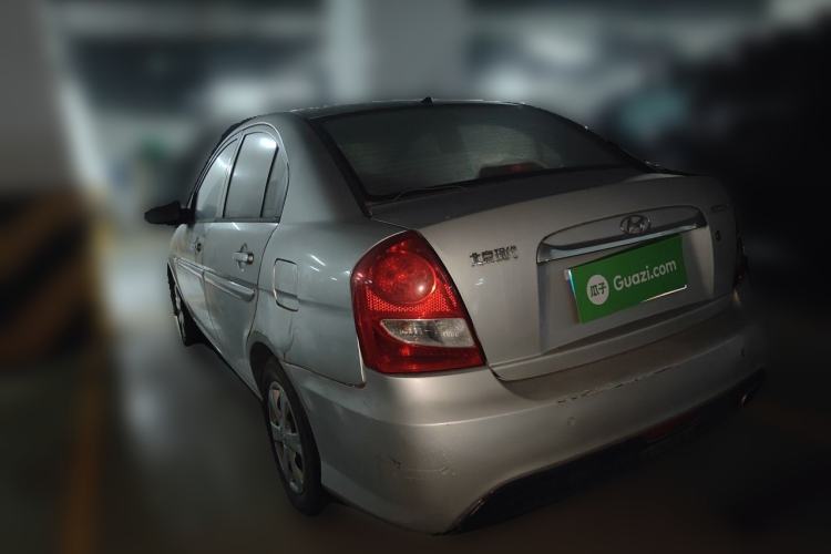 Used Hyundai Accent 2011 1.4 Manual Comfort Version Rear Left 45 Deg