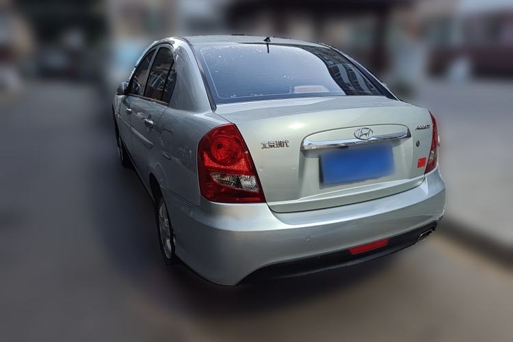 Used Hyundai Accent 2011 1.4 Automatic Comfort Model Rear Left 45 Deg