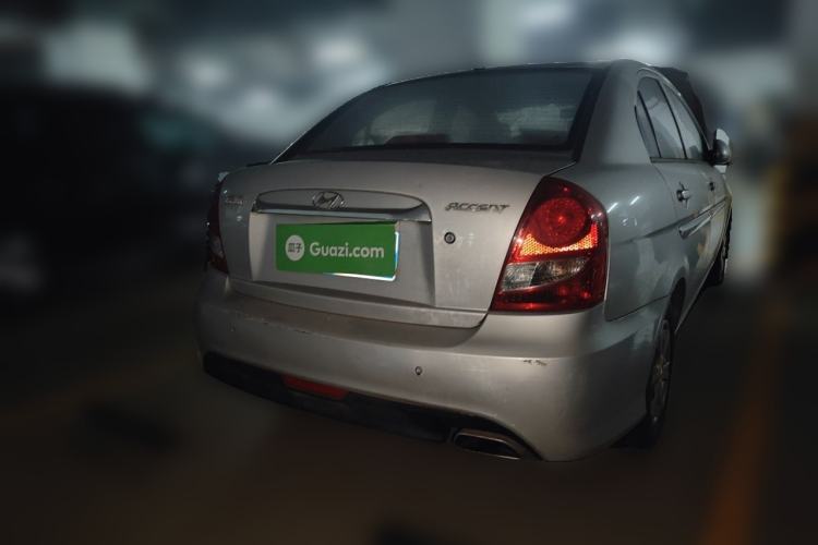 Used Hyundai Accent 2011 1.4 Manual Comfort Version Rear Right 45 Deg