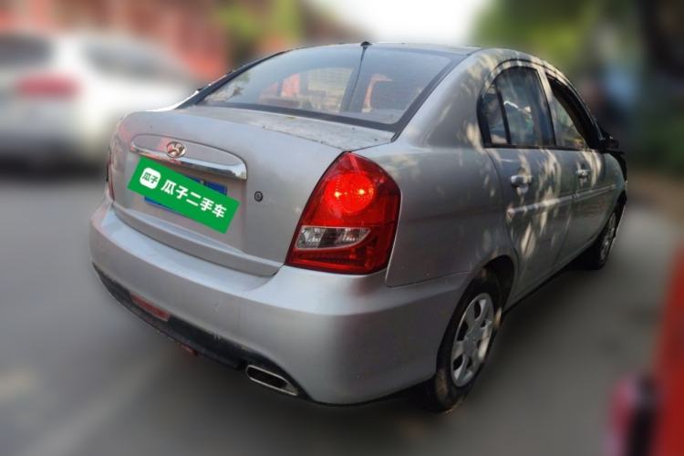 Used Hyundai Accent 2011 1.4 Manual Economy Version Rear Right 45 Deg