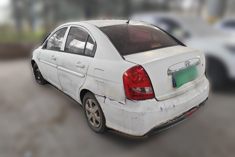 Used Hyundai Accent 2011 1.4 Manual Comfort Version Rear Left 45 Deg
