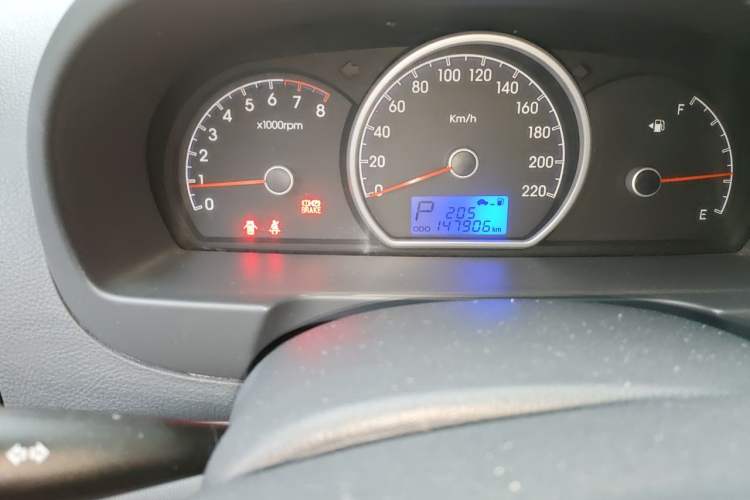 Used Hyundai Celesta 2008 1.6L AT GLS Odometer Close Up