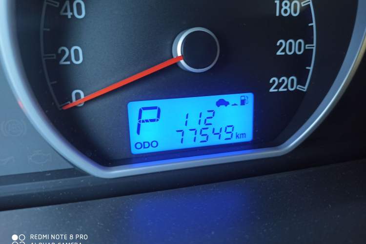 Used Hyundai Celesta 2008 1.6L AT GL Odometer Close Up