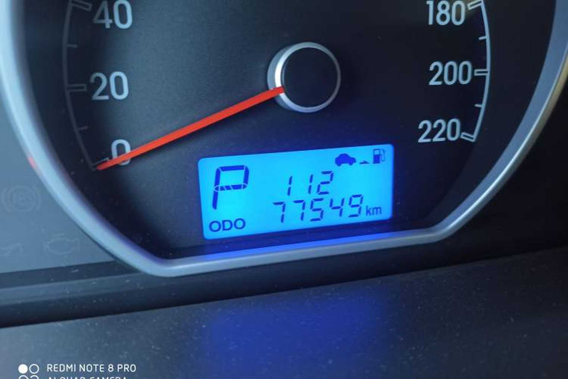 Used Hyundai Celesta 2008 1.6L AT GL Odometer Close Up
