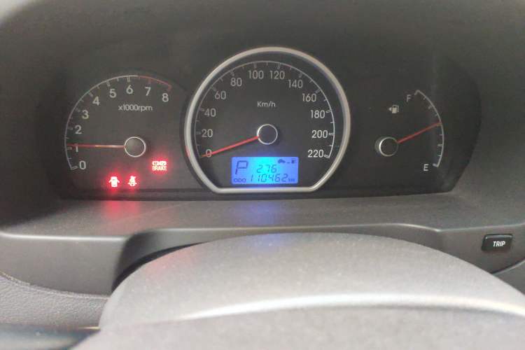 Used Hyundai Celesta 2008 1.6L AT GL Odometer Close Up