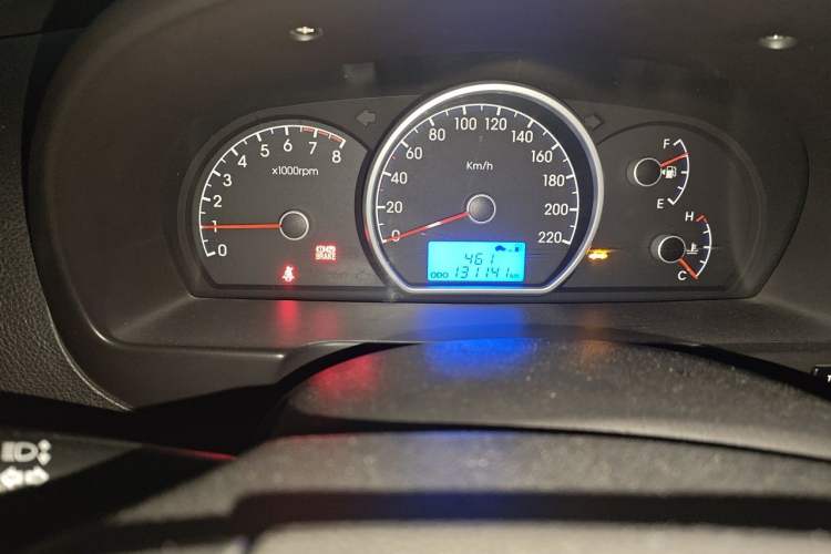 Used Hyundai Celesta 2011 1.6L Manual Luxury Model Odometer Close Up