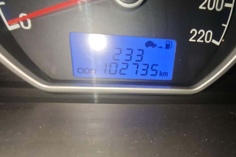 Used Hyundai Celesta 2011 1.6L Manual Luxury Model Odometer Close Up