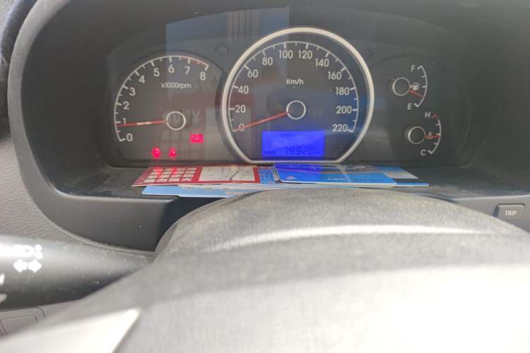 Used Hyundai Celesta 2011 1.6L Manual Luxury Model Odometer Close Up