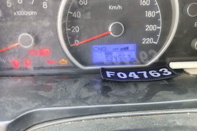 Used Hyundai Celesta 2016 1.6L Manual Joy Edition Odometer Close Up