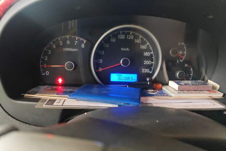 Used Hyundai Celesta 2016 1.6L Manual Joy Edition Odometer Close Up
