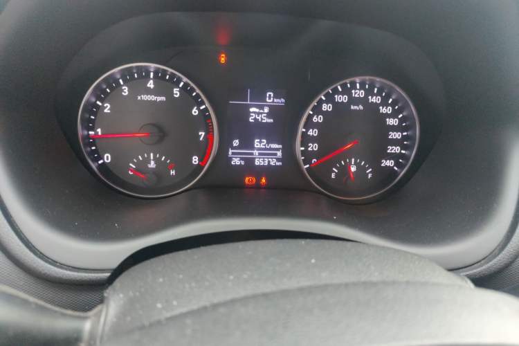 Used Hyundai Celesta 2017 1.6L Manual Enjoyment Edition GLS Odometer Close Up