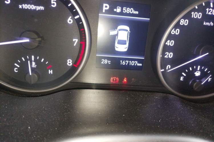 Used Hyundai Celesta 2017 1.6L Automatic Yueshin Edition DLX Odometer Close Up